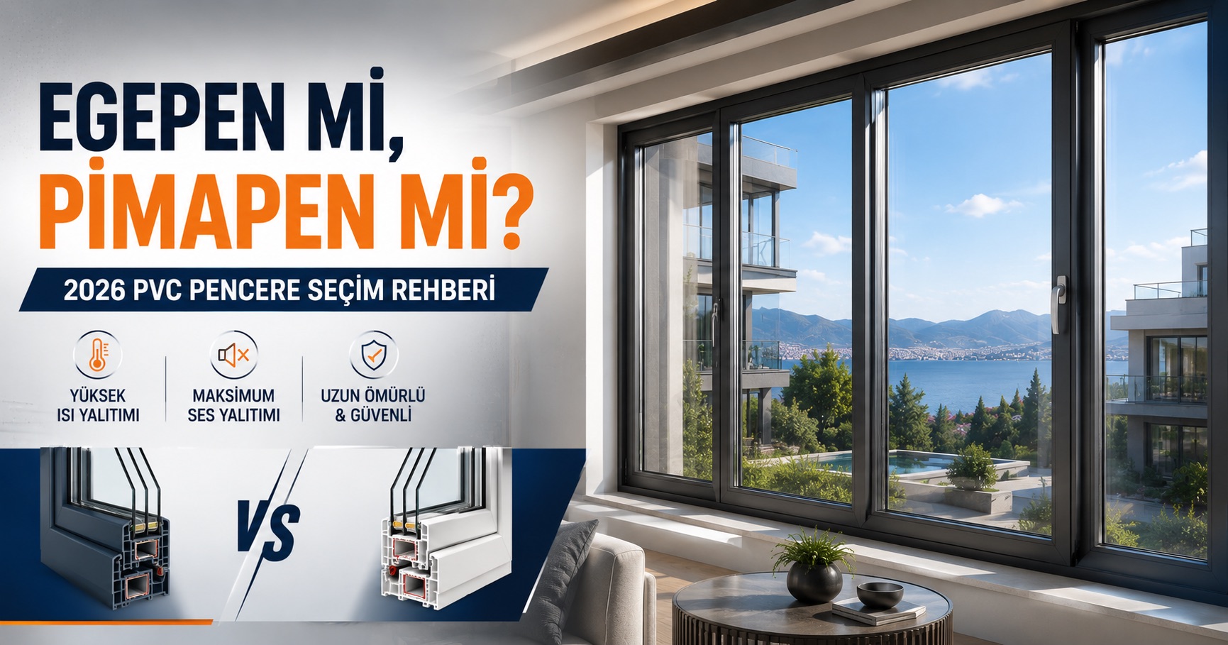PVC pencere seçiminde Egepen ve Pimapen en çok karşılaştırılan markalar arasında yer alıyor.